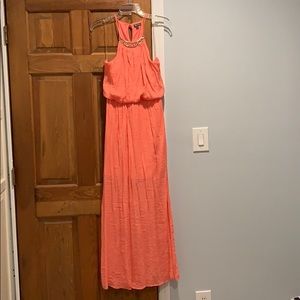 coral dress